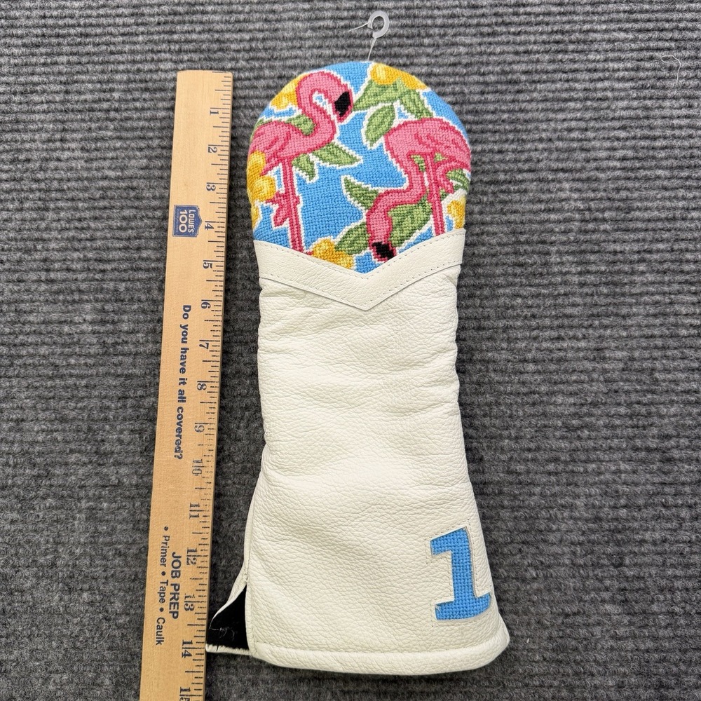 NEW Smathers & Branson Flamingo Floral Stitched #1 Driver Golf Club Head Cover‎ - Picture 7 of 8